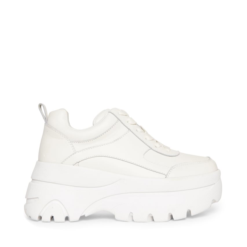 Zapatos Plataforma Steve Madden Hansel Mujer Blancas | ES AX0E91